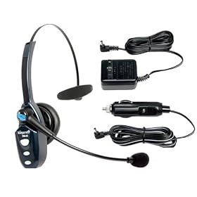 VXI BlueParrott Roadwarrior B250-XT Bluetooth Wireless Headset for Cell Phones/Computers with AC and Auto Chargers