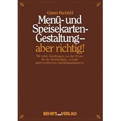 Men�gestaltung und Speisekartengestaltung, aber richtig!