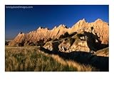 Badlands Loop Road and Rock Hills, Badlands National Park, South Dakota, USA Photographic Poster Print by Stephen Saks, 16x12