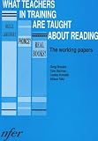 What Teachers in Training Are Taught About Reading