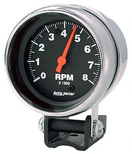 Auto Meter 2893 Performance Series Mini Chrome Tachometer