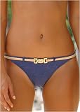 Letarte Denim buckle bikini brief