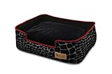 P.L.A.Y. Pet Lifestyle and You Kalahari Black Lounge Bed, Small
