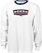 Men's Chicago Bears L/S Basic White Ringer Tee