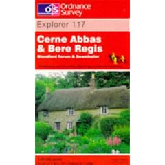 Cerne Abbas and Bere Regis, Blandford Forum and Beaminster (Explorer Maps)
