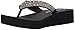 Skechers Cali Women's Vinyassa Sun Ray Flip Flop,Black Rhinestones,8 M US