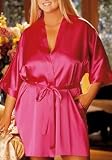 Plus Size Charmeuse Robe