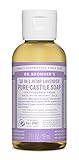 Dr. Bronner's Fair Trade and Organic Castile Liquid Soap, Lavender, 2 Fluid Ounce