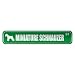 schnauzer21 - MINIATURE SCHNAUZER ST STREET SIGN DOG