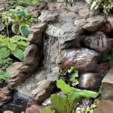 Rocky Pond With Waterfall Garden Fountain