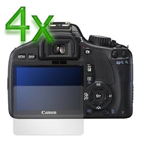GTMax 4 LCD Screen Protector - 3.3 Inch for Canon Digital SLR EOS 500D/Rebel T1i