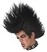Monster Mohawk Black Wig