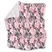 Pink Camo Camouflage novelty print sport outdoor throw blanket spread 50 by 60 inches