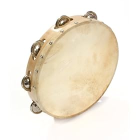 Percussion Plus 10 inch 8 Jingle Tambourine
