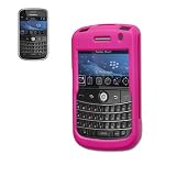 New Fashionable Perfect Fit Hard Protector Skin Cover Cell Phone Case With Clip for RIM Blackberry Tour 9630 Sprint Verizon - HOT PINK
