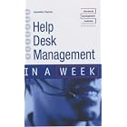 Click here to buy Help Desk Management in a Week (In a Week) by  Jacqueline Chapman.
