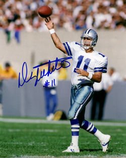 Danny White Autographed Dallas Cowboys 8x10 Photo