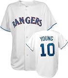 Michael Young Texas Rangers Home White Authentic MLB Jersey