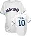 Michael Young White Majestic MLB Home Authentic Texas Rangers Jersey - 56 (3XL)