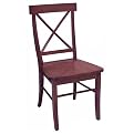 Chestnut Finish Cross Back Chair