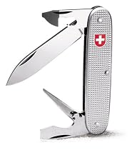Victorinox Swiss Army Soldier Pocket Knife (Silver Alox)