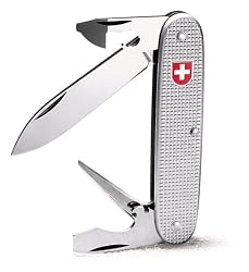 Victorinox Swiss Army Soldier Pocket Knife (Silver Alox)