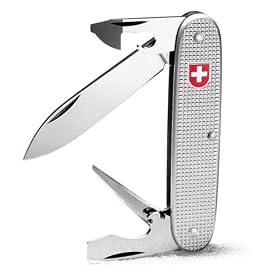 Victorinox Swiss Army Soldier Pocket Knife (Silver Alox) by Victorinox