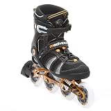 K2 Sports Mens Mach 100 Custom Fit Boa X-Training 2012 Inline Skates (Black/Orange/Silver, 11.5)