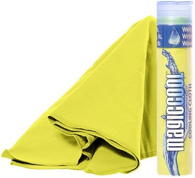 Grabber CCHVY Yellow Chill Tube Cooling Towel