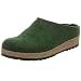 Haflinger Women's GZF Grizzly Clog with Flower Embroidery