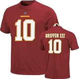 Robert Griffin III Washington Redskins Maroon Eligible Receiver Jersey Name and Number T-shirt Medium
