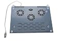 Kinamax FAN-NTP3 Business Notebook Cooler Pad with 3 Built-in 60mm Fans for Laptops