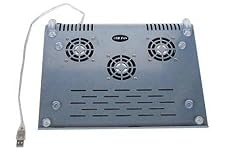 Kinamax FAN-NTP3 Business Notebook Cooler Pad with Three Built-in 60 mm Fans for Laptops