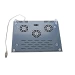 Kinamax FAN-NTP3 Business Notebook Cooler Pad with 3 Built-in 60mm Fans for Laptops