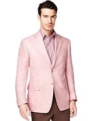 Collezione Pure Linen 2 Button Textured Jacket