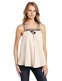 French Connection Women's Nakima Nomad Strappy Top, White, 12