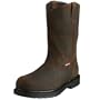 WORX by Red Wing Shoes Men's 5700 9" Pull-On Steel Toe Waterproof Work Boot,Brown,11 M