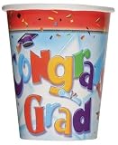 Graduation Cheer Party Cups 14 Pack