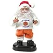 Clemson Tigers 12" Animated Rock and Roll Santa - NCAA College Athletics