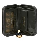 Juicy Couture - Juicy Couture Jeweled Rose Flower Small Zip Around Wallet Deep Wine
