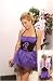 Story Book Maiden Costume Is a Corset Style Lace Up Front Halter Dress accessory Wings 9415 sold separate not included Sizes Small, Medium or Large in Purple
