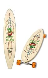 Madrid Rat Fink Pinstripe Longboard Skateboard - Complete