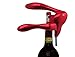Rabbit Original Lever Corkscrew Wine Opener with Foil Cutter and Extra Spiral (Red)