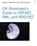 C# Developer's Guide to ASP.NET, XML, and ADO.NET