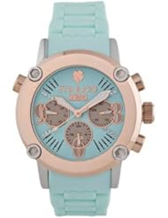 Mulco MW2-28050-099 Mwatch Light Blue Silicone Bracelet Ladies Watch