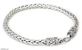 Men's bracelet, 'Strength' 0.3 W 9.5 L