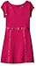 Nautica Girls' Knit Dress with Sequin Neckline and Grosgrain Trims