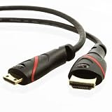 Mediabridge FLEX Series - High Speed Mini-HDMI to HDMI Cable - (5 Feet) - Category 2 Certified - [Supports 3D & Audio Return Channel]
