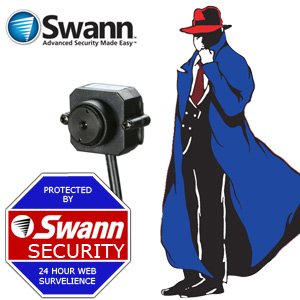 Swann Spycam Color Video Camera - Mini Security Camera - SW211-SPY