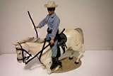 Lone Ranger, masked Texas Ranger, and his horse -- "Hi-yo, Silver, away!" -- complete as shown